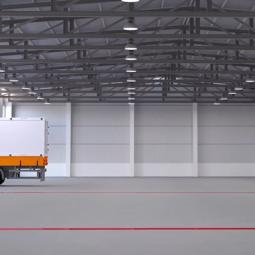 Interior view from an industrial premises