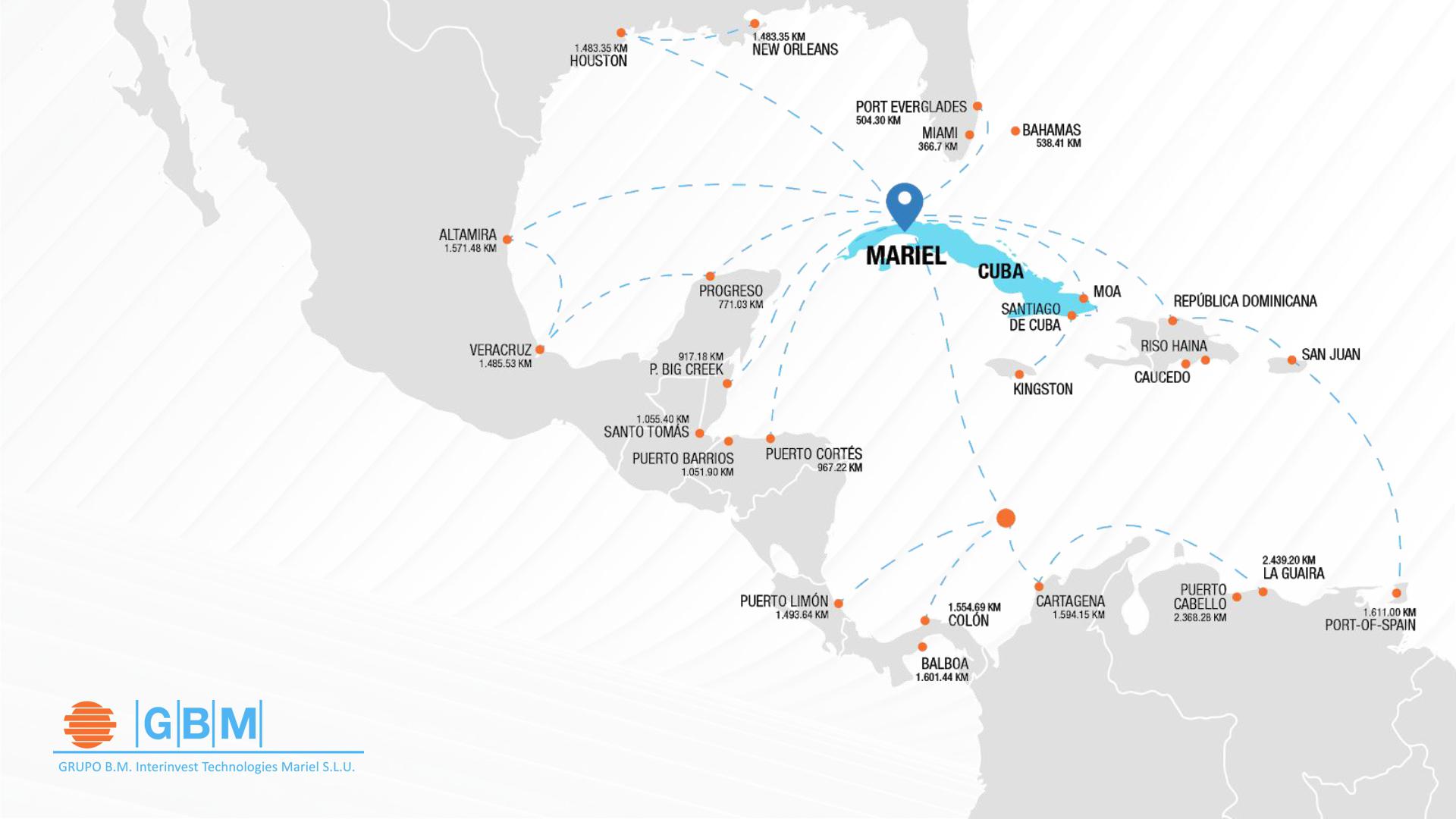 GBM Mariel is your link on the Caribbean